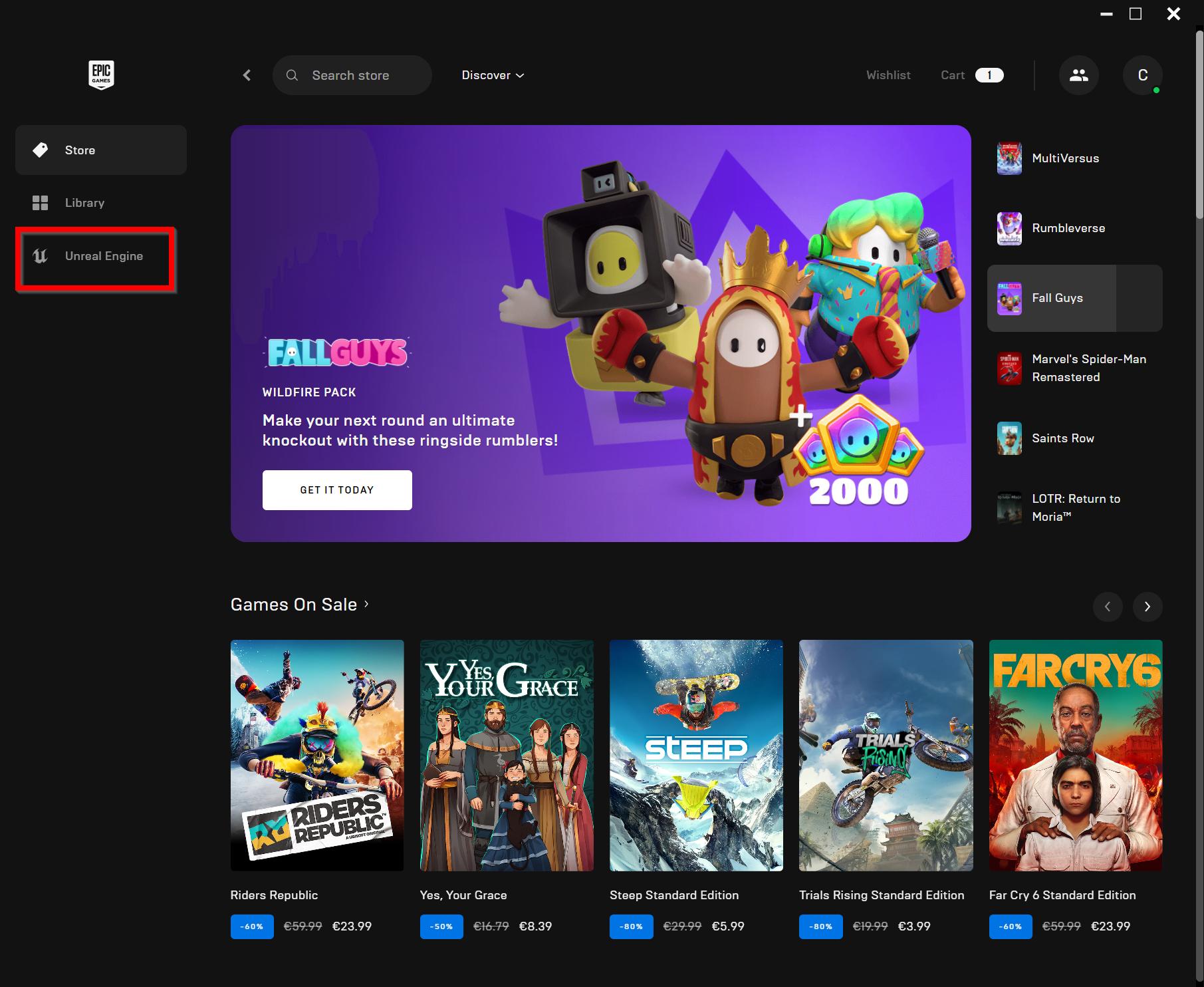 Install Epic Games Store
